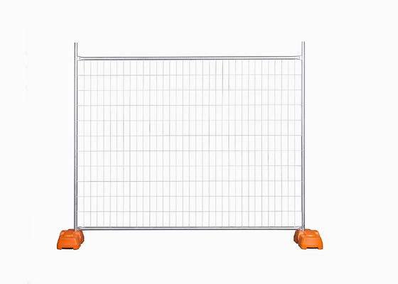 Galvanis 42mm Portable Anggar Panel Chain Link Pagar Sementara Untuk Rumah Sewa