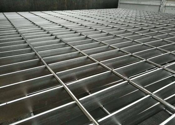 Stainless Steel 316 Galvanized Bar Grating Platform kisi logam yang tidak mudah terbakar