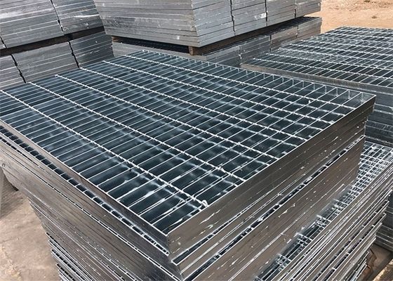 Hot Galvanized Heavy Duty Bar Grating Q235 Steel Trench Grates Untuk Jalan Masuk