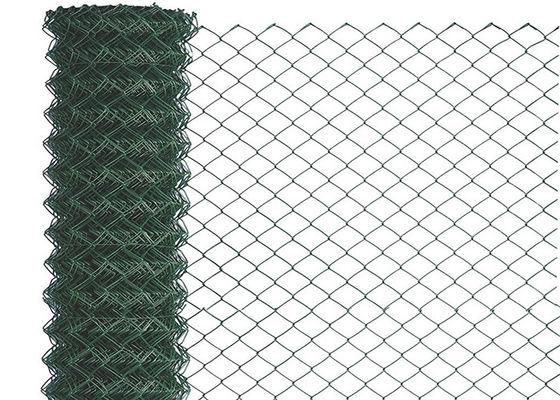 Zinc Aluminium Alloy Diamond Chain Link Pagar Roll 50x50mm 4ft