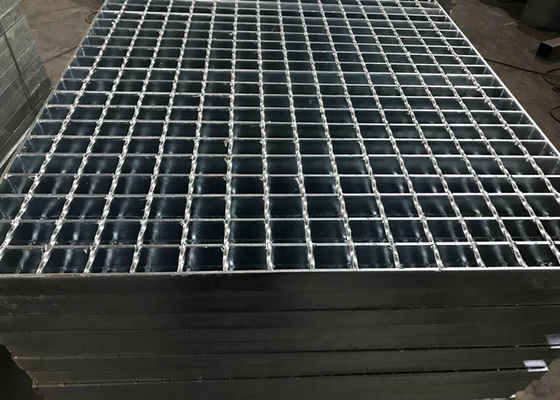 Electro Galvanized Swage Locked Grating Q235 Grate Metal Sheet