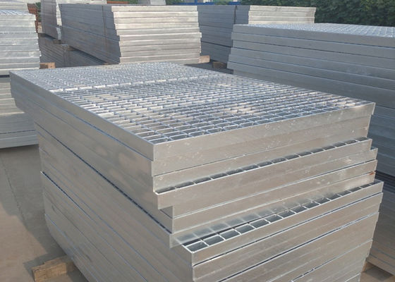 Platform Luar Ruangan Catwalk Steel Grating 1000x1000 Mm Stainless Steel 304