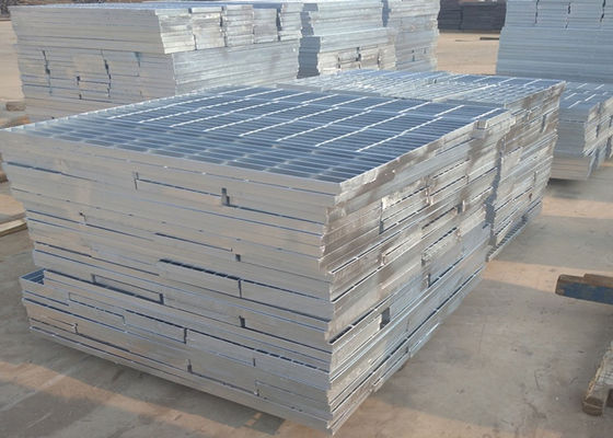 Anti Korosi Dilas Steel Grating 40 * 3mm Aluminium Metal Grid Flooring