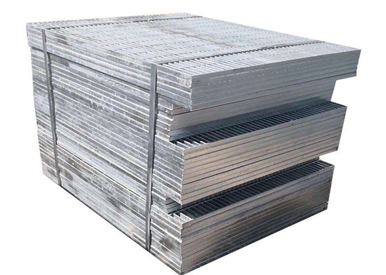 Anti Skid 100mm Catwalk Steel Grating Pressure Locked For Footbridge