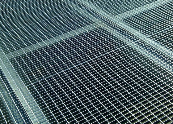 Anti Skid Catwalk Grating Walkway Hot Dip Galvanizing Untuk Melihat Platform