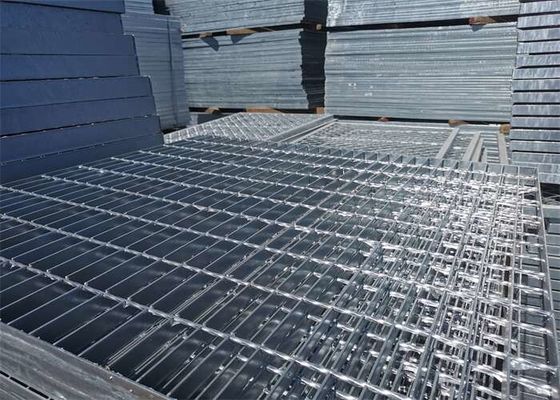 Pabrik Kimia Hot Dip Galvanized Steel Grating 1m Lembaran Bergerigi