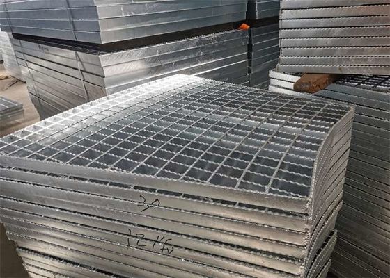 Grates Jalan Baja Galvanis Bergigi Grating Aluminium 6063 Untuk Drain Stadium