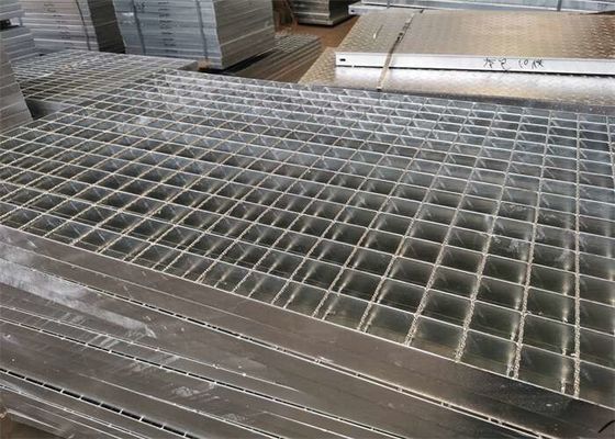 Q235A Hot Dip Galvanized Steel Grating Untuk Instalasi Pengolahan Limbah