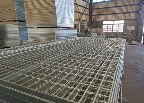 AS1657 Standar Anti Skid Steel Stair Tapak Grating 100mm Untuk Tempat Parkir