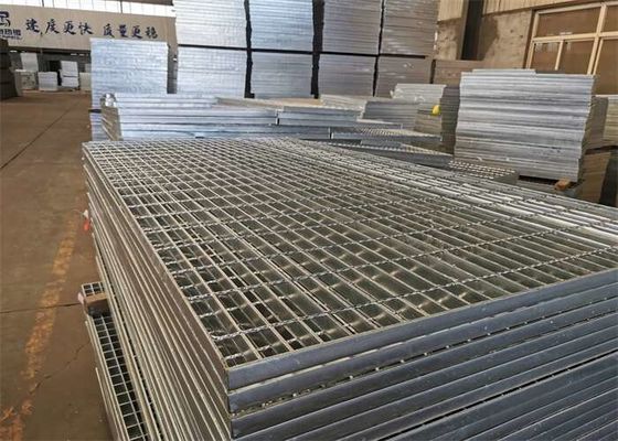 AS1657 Standar Anti Skid Steel Stair Tapak Grating 100mm Untuk Tempat Parkir