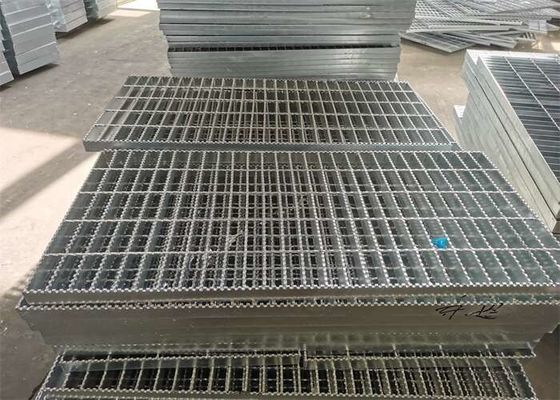 48 Inch Anti Skid Stair Tapak Steel Grating Walkway Mill Selesai