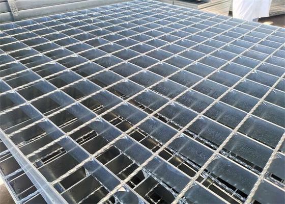 Baja Ringan Q235 Heavy Duty Metal Grating Ventilasi Membersihkan Diri