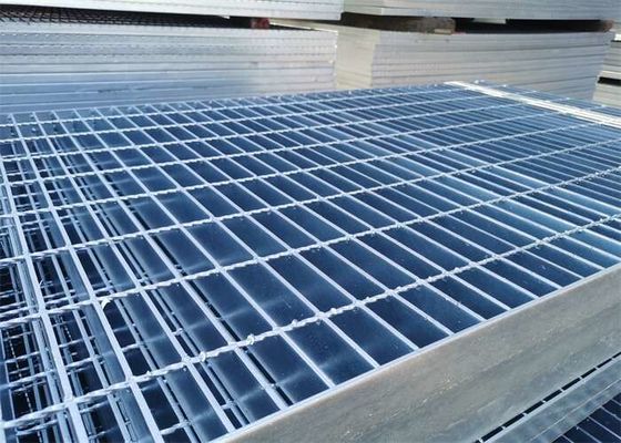 Baja Ringan Q235 Heavy Duty Metal Grating Ventilasi Membersihkan Diri