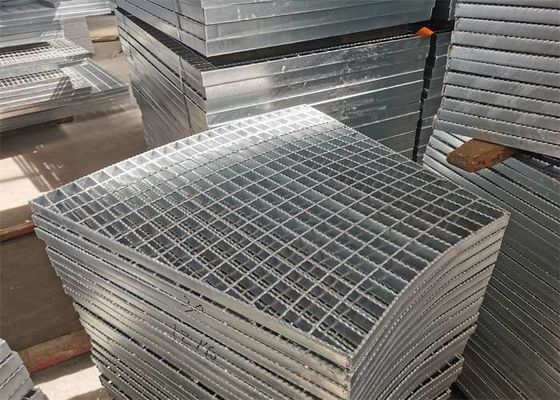 Skid Proof Bar Grating Tapak 5mm Tebal Metal Drain Grate Pressure Resistance