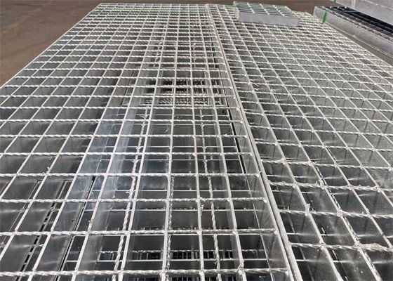 Tempat Parkir Q195 Steel Driveway Grating Grating Bergerigi I Type
