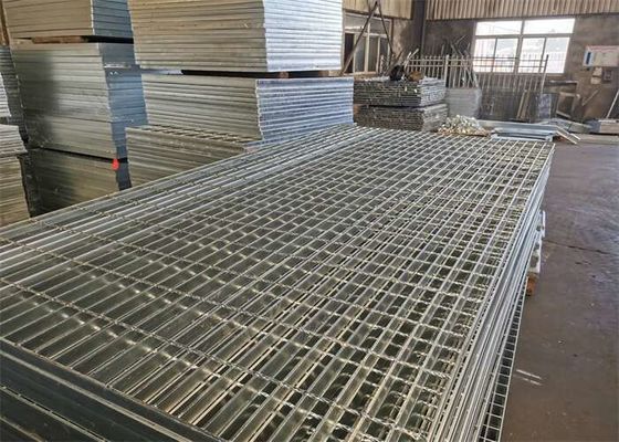 Tempat Parkir Q195 Steel Driveway Grating Grating Bergerigi I Type