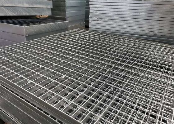 20 × 5mm Hot Dip Galvanized Steel Grating Walkway Metal Grates Untuk Jalan Masuk