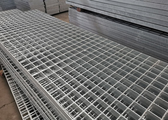 SS316 Skid Proof Galvanized Steel Grating Platform Untuk Membangun Trotoar