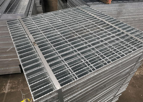 40mm Tinggi Luar Hot Dip Galvanized Grating S275JR 304 Stainless Steel Grate