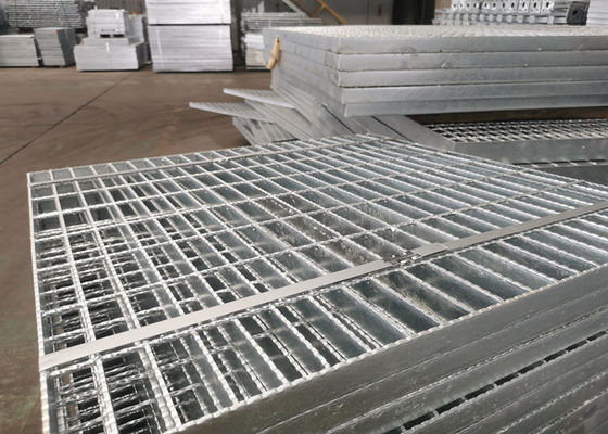 40mm Tinggi Luar Hot Dip Galvanized Grating S275JR 304 Stainless Steel Grate