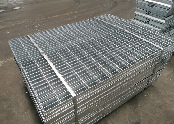 40mm Tinggi Luar Hot Dip Galvanized Grating S275JR 304 Stainless Steel Grate
