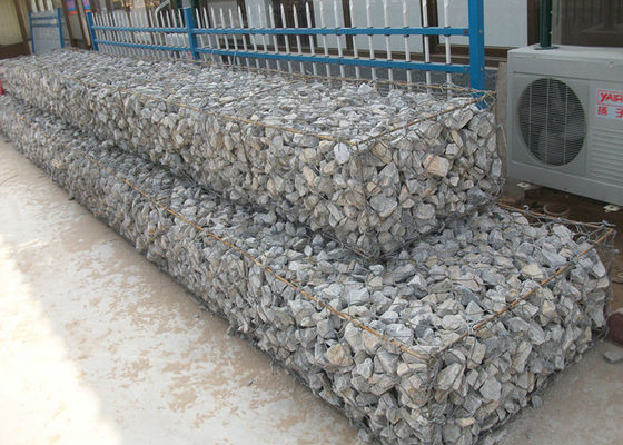 2.7mm Waterproof Galvanized Gabion Wire Mesh Untuk Keranjang Gabion