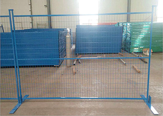 Panel Pagar Sementara PVC Dilapisi Diameter Kawat 5.0mm Diperlakukan Panas