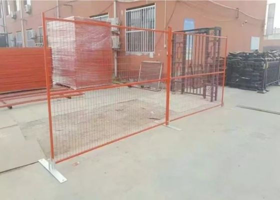 3.5mm Kawat Dia Panel Pagar Bergerak Pagar Logam Sementara yang Diperlakukan Panas