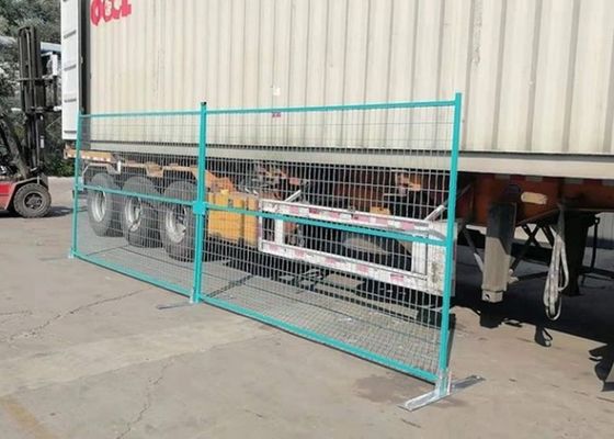 Panel Pagar Sementara PVC Dilapisi Diameter Kawat 5.0mm Diperlakukan Panas