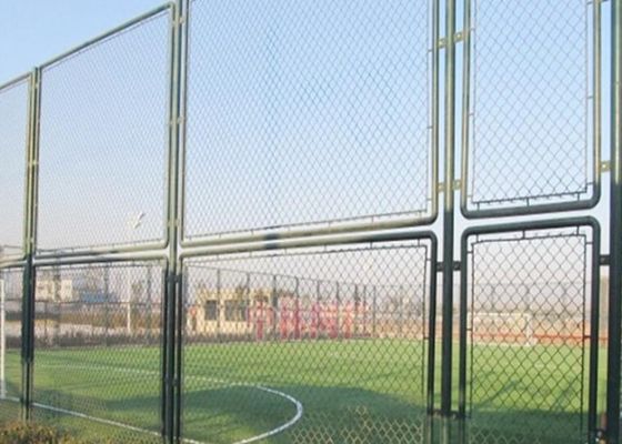 Kawat Galvanis 4 Ft 9 Gauge Chain Link Pagar Untuk Penghijauan Lereng