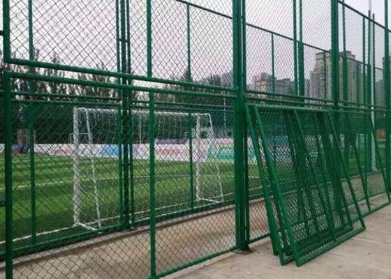 Hot Dipped Galvanized 8FT Diamond Chain Link Pagar Ramah Lingkungan