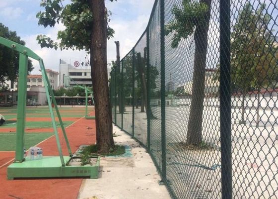 Hot Dipped Galvanized 8FT Diamond Chain Link Pagar Ramah Lingkungan