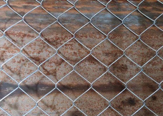 3.0mm Pvc Coated Galvanized Chain Link Pagar Dengan Knuckle Twist Edge