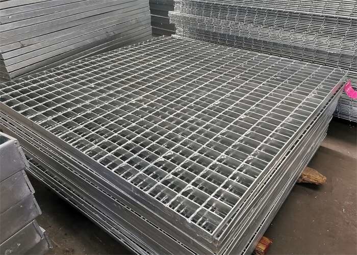 Tempat Parkir Q195 Steel Driveway Grating Grating Bergerigi I Type